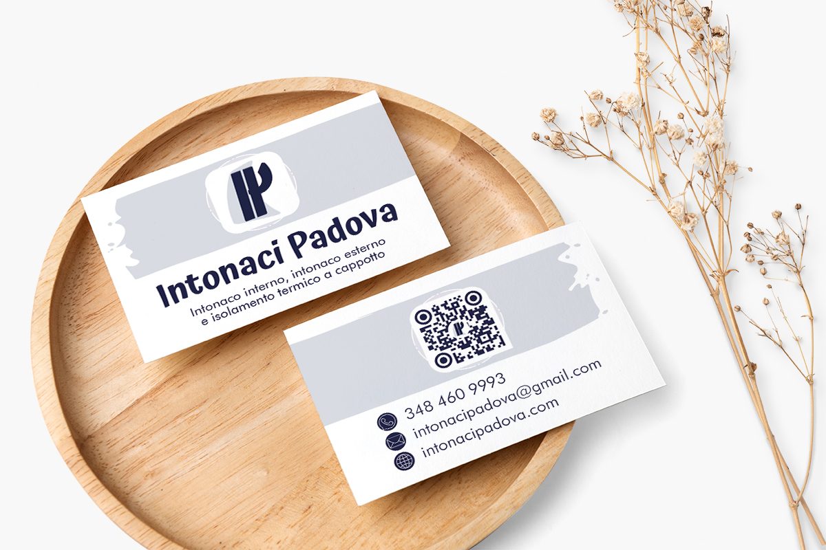 Creazione Logo design e brand identity per l'azienda Intonaci Padova